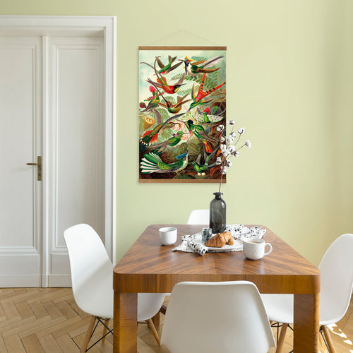 Art for the Home Hangende Poster Linnen - Hummingbirds - 80x60cm - vtwonen shop
