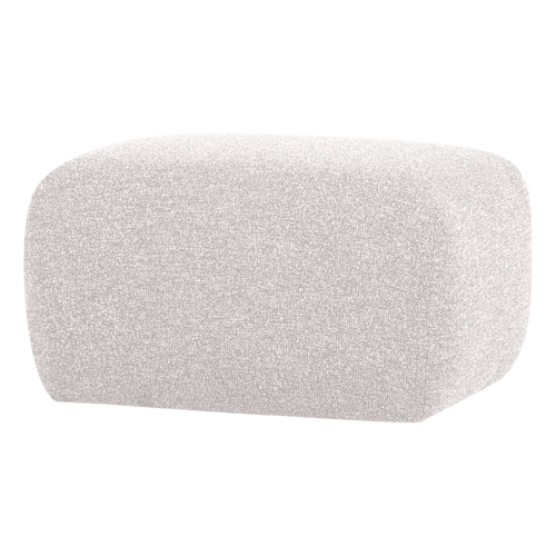 WOOOD poef Mojo Base - Bouclé - Ecru Melange - 45x84x64
