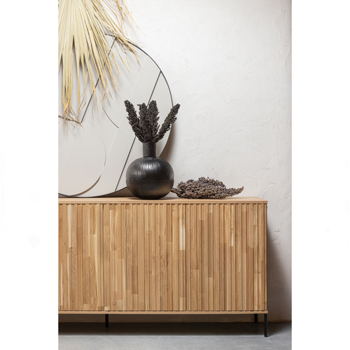 WOOOD dressoir New Gravure - Eiken - Naturel - 85x200x44 - vtwonen shop