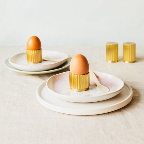 Brût Homeware | Eierdopjes messing | set van 2 | Eierhouders