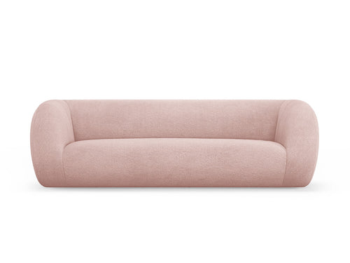 Cosmopolitan Design Bank Essen 3-zits, boucle, poederroze - 95x230x86cm