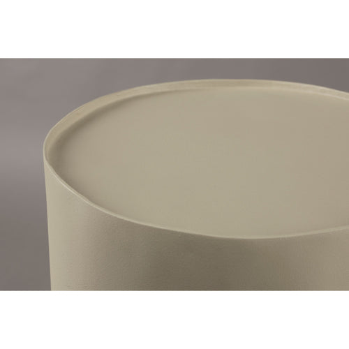 Dutchbone Sai Bijzettafel Rond 30 cm Metaal Zand/ Beige - vtwonen shop