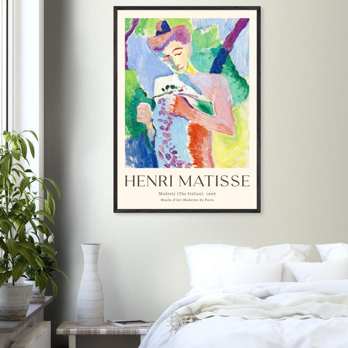 Artfulprints Poster Matisse - Modesty 1906   - 50x70 cm - Meerkleurig