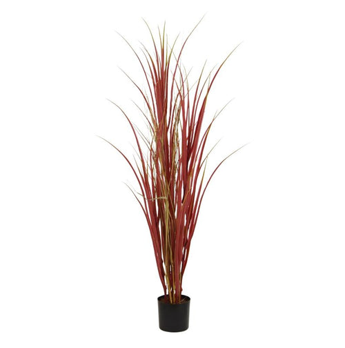 Maxifleur Kunst Rietgras Deluxe UV 120cm Burgundy