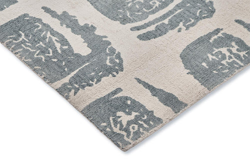 Vloerkleed Ted Baker Woodblock Grey 163001 140x200 cm - vtwonen shop