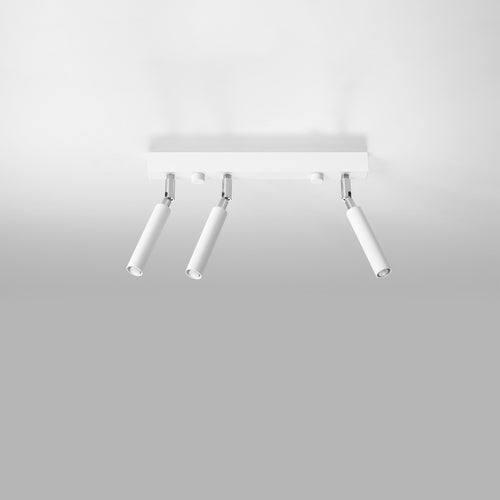 Sollux Lighting Plafondlamp EYETECH 3 wit - 35x3x20cm