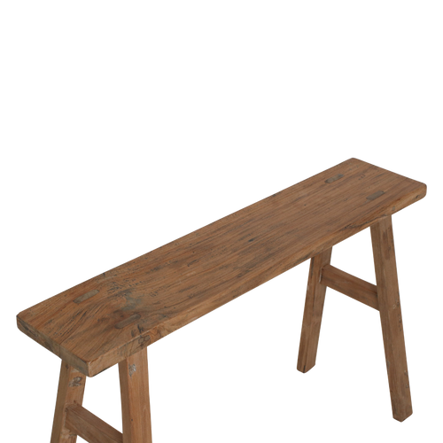 Raw Materials Java carpenter bijzettafel/bankje - Gerecycled hout - 80x17x50 cm