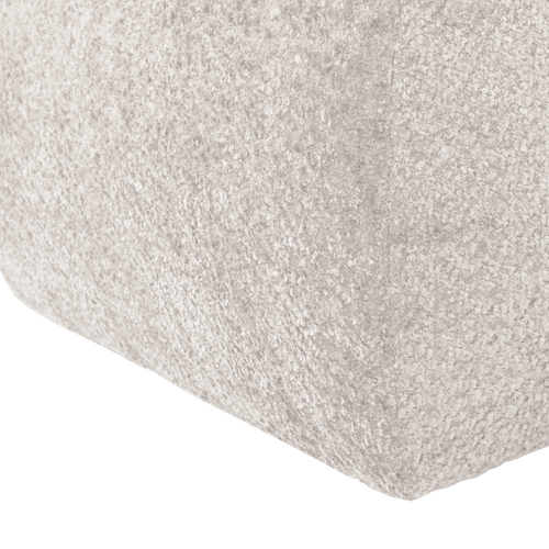 WOOOD poef Mojo Base - Wollig - Ecru - 45x84x64