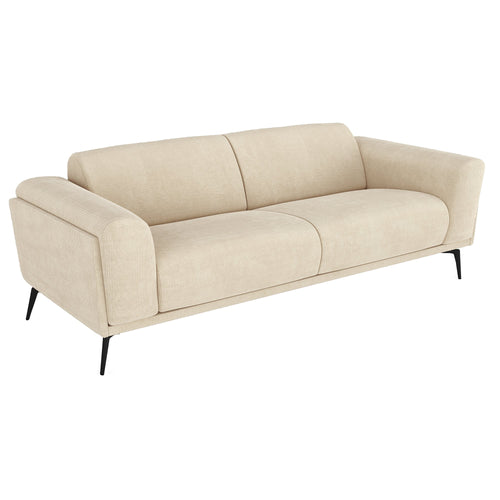 Sia Home - 3-zitsbanken SWANN - Geweven stof - Beige - 220cm - vtwonen shop