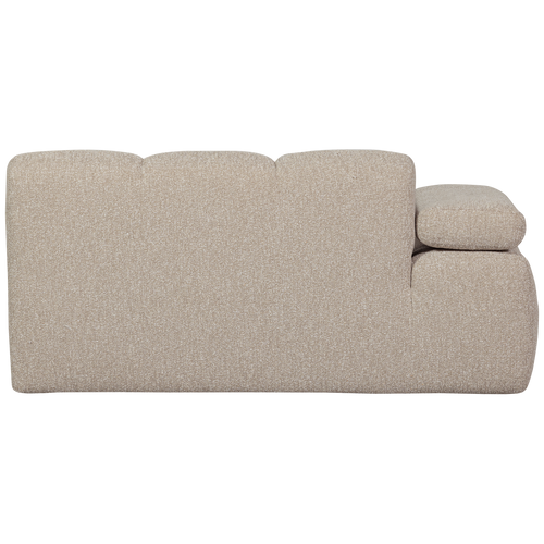 WOOOD 1,5-zits bank met arm links Mojo - Bouclé - Beige - 74x160x97 cm - vtwonen shop