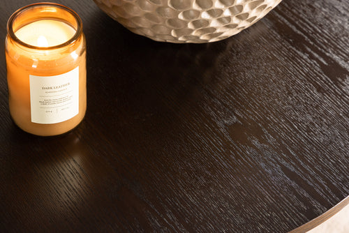 Rebellenclub Salontafel Tavaste - Ø45 cm - Walnoot - vtwonen shop