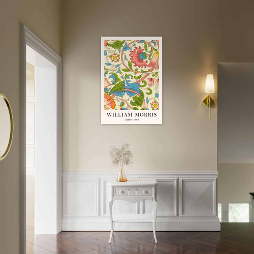 Artfulprints Poster met Lijst William Morris - Lodden 1884   - 70x100 cm - Meerkleurig