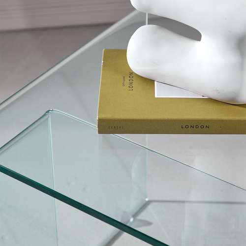 Nest living Cornelis Glazen Bijzettafels  - Set Van 2