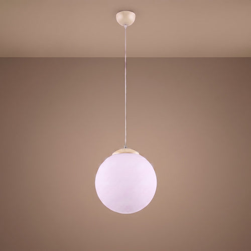 Sollux Lighting Hanglamp UGO 30 beige - 30x30x120cm