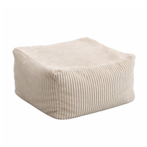Home Deluxe zitzak COSY beige inclusief krukje
