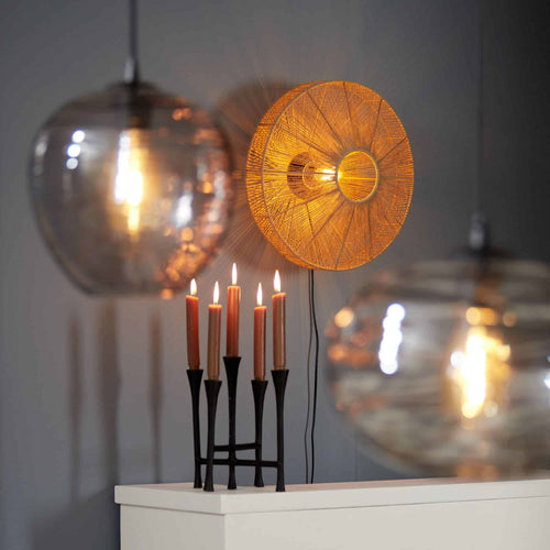 Light & Living kandelaar Olivier - zwart - 25.5x21.5x28cm - vtwonen shop