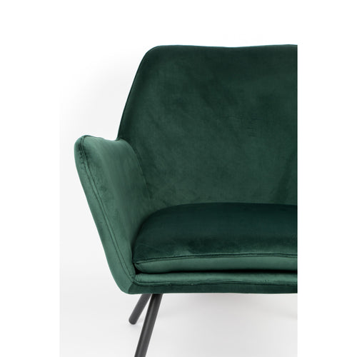 Housecraft Living Bon Fauteuil Velvet Groen - vtwonen shop