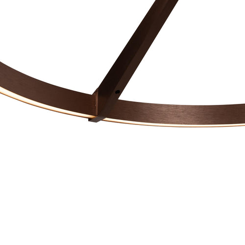 Lucide hanglamp APPLAUSE - Geïntegreerde LED - Koffie - vtwonen shop