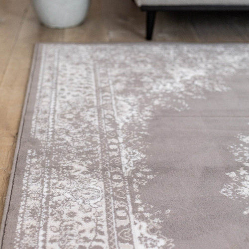 Interieur05 Vintage vloerkleed Keshan Taupe/Bruin
