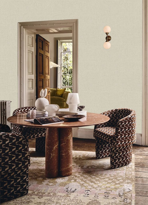 Catchii Linnen Look behang Satin Sand - vtwonen shop