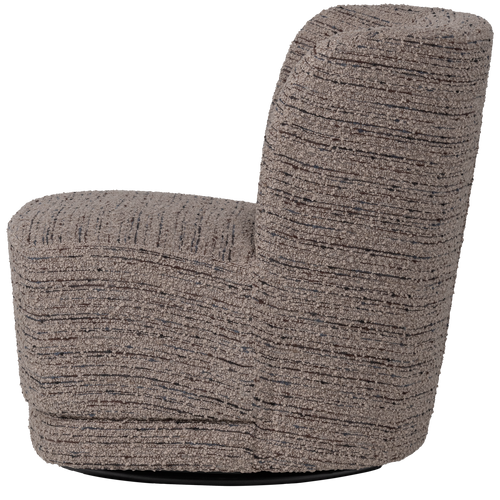 WOOOD draaifauteuil Atty - Grove Melange - Beige - 75x74x65