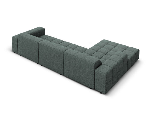 Cosmopolitan Design linker hoekbank Chicago 4-zits, chenille olie - 167x294x78cm