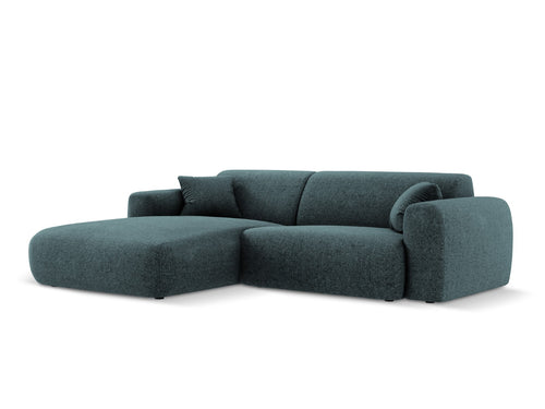 Cosmopolitan Design linker hoekbank Nolio 4-zits, chenille, olie - 170x235x72cm