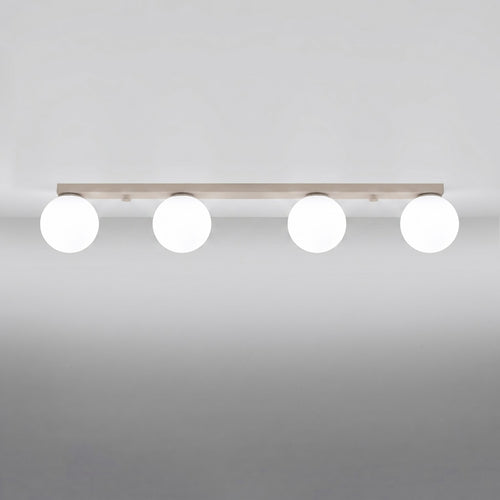 Sollux Lighting Plafondlamp YOLI 4 taupe - 88x12x14,5cm