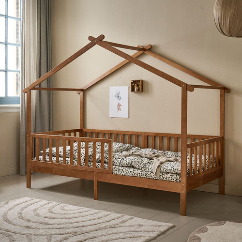 Petite Amélie Huisbed Maison - Peuterbed 90x200 cm - Bedhuisje - Walnoot - vtwonen shop