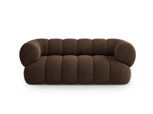 Cosmopolitan Design Bank Koge 2-zits, flueel chocolade - 95x180x70cm