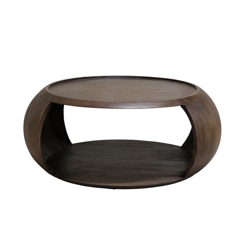 DÉJA Living Salontafel June - Rond - Mangohout - Ø85cm - vtwonen shop