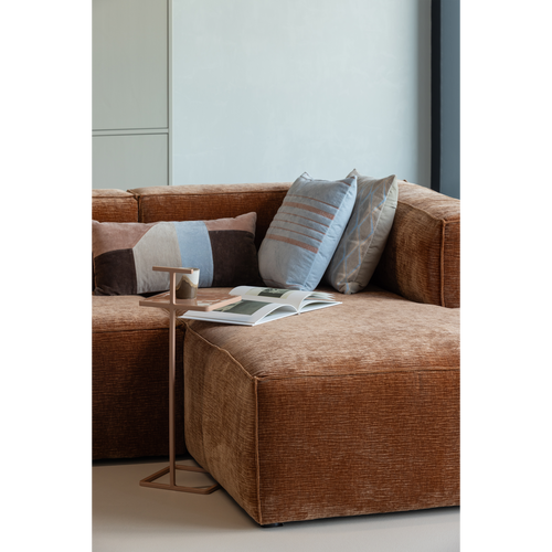 WOOOD kussens Feis - Velvet stof - Roze/Naturel - Set Van 3 - vtwonen shop