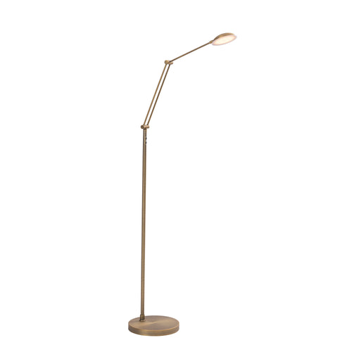 Artdelight vloerlamp Palermo - 1 lichts - 26  x 135   cm - brons - vtwonen shop