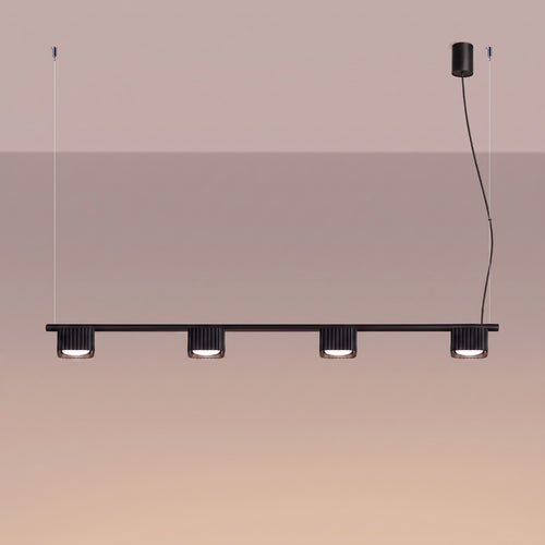 Sollux Lighting Kroonluchter RIFF 4 zwart Gx53 - 122x10x208cm