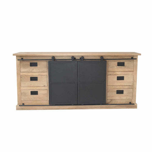 Starfurn Dressoir Fresno - Naturel Hout - 200x45x90cm