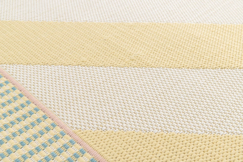 AFK Living vloerkleed Lagos - voor binnen en buiten - geel - 160 x 230 cm