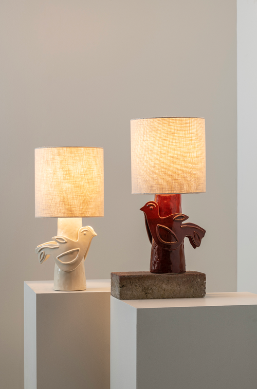 Serax Tafellamp rood - beige Paloma - vtwonen shop