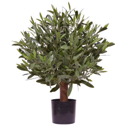 Maxifleur Olijf Kunstbol D 50cm UV in pot