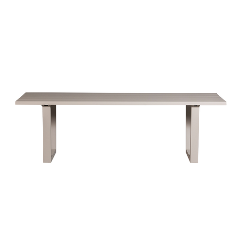WOOOD tuintafel Bear - Aluminium - Zand - 75x240x87 - vtwonen shop