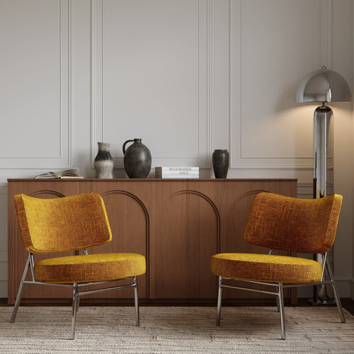 Sia Home -  IGGY - Fluweel weefsel - Mosterd - 60cm - vtwonen shop