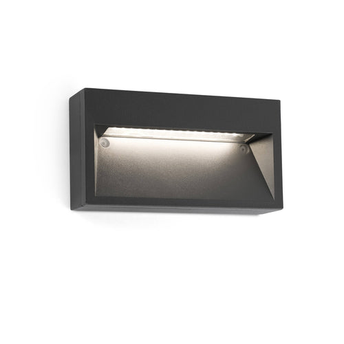 Faro Path - LED Wandlamp Buiten Donkergrijs IP44