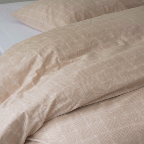 Cinderella - Dekbedovertrek Carre Flanel - 240x220 cm - Naturel