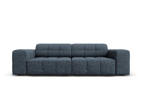 Cosmopolitan Design Bank Chicago 3-zits, chenille koningsblauw - 102x212x78cm