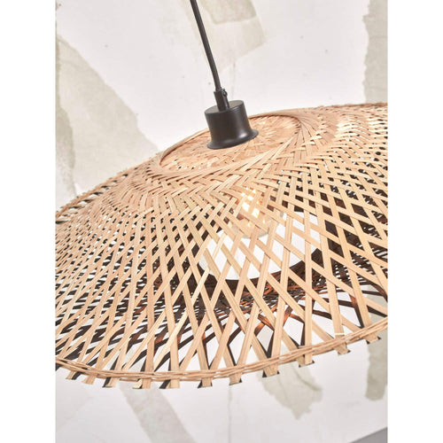 GOOD&MOJO hanglamp Kalimantan - zwart - Ø44cm