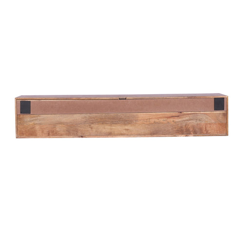 StarFurn Zwevend Tv-meubel Madison - Naturel Hout - 160x35x30cm - vtwonen shop