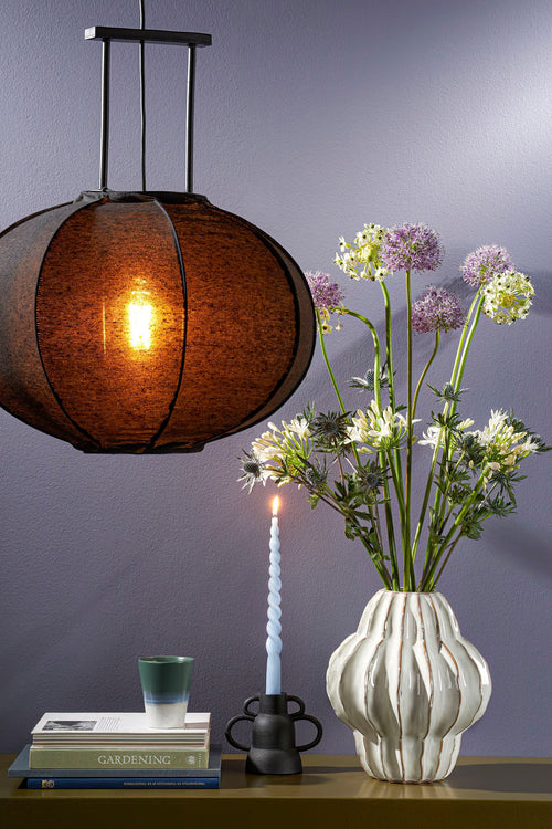 Mica Decorations Altea Vaas - H28 x Ø25 cm - Keramiek - Off White - vtwonen shop