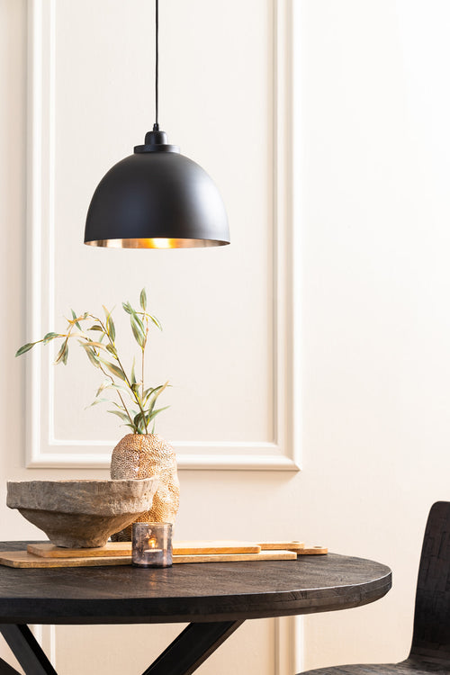 Light & Living hanglamp  - zwart - 30x30x26 cm
