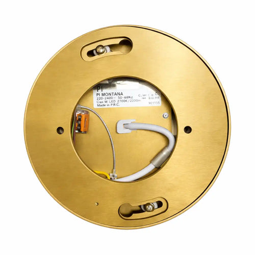 Artdelight plafondlamp Montana - 1 lichts - 15  x 5   cm - goud
