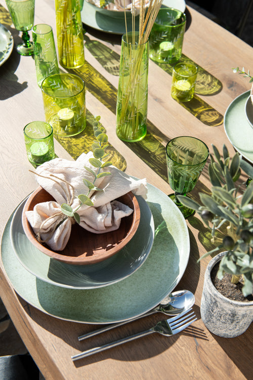 J-Line kom Acacia - hout - naturel - small - vtwonen shop