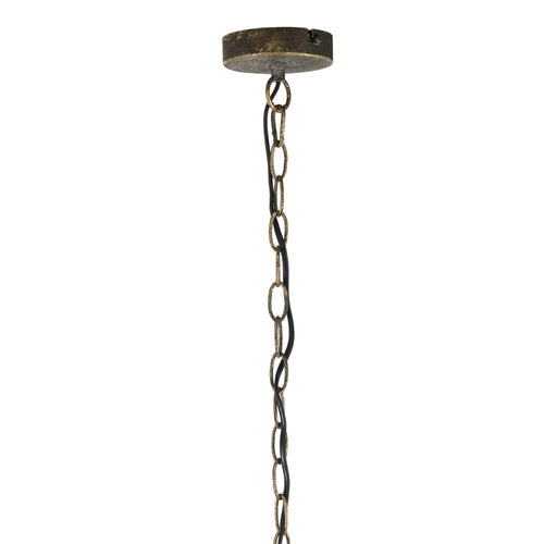 Light & Living hanglamp Emine - bruin - Ø43.5cm